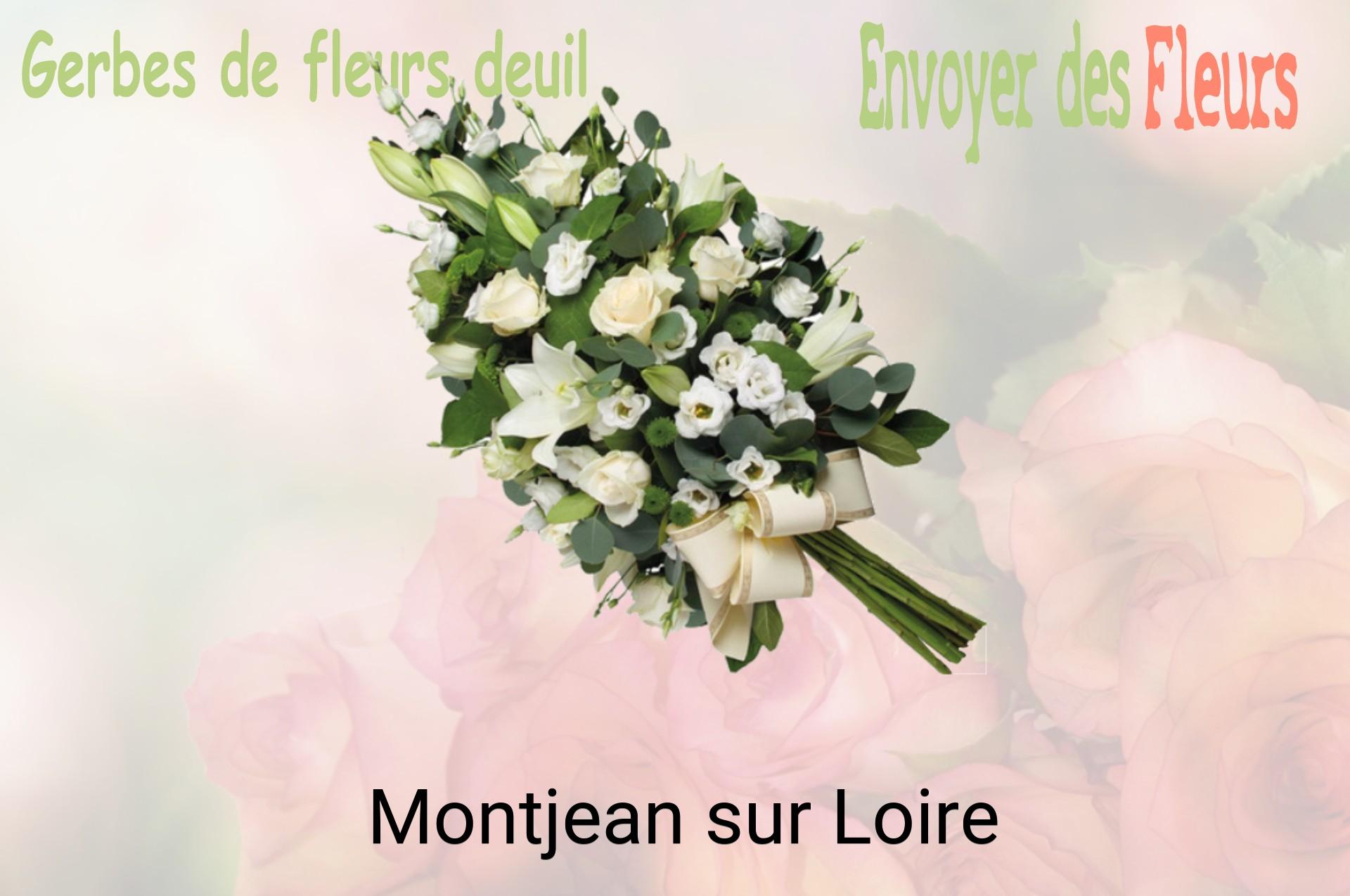Gerbe de fleurs de deuil livrée à Montjean-sur-Loire